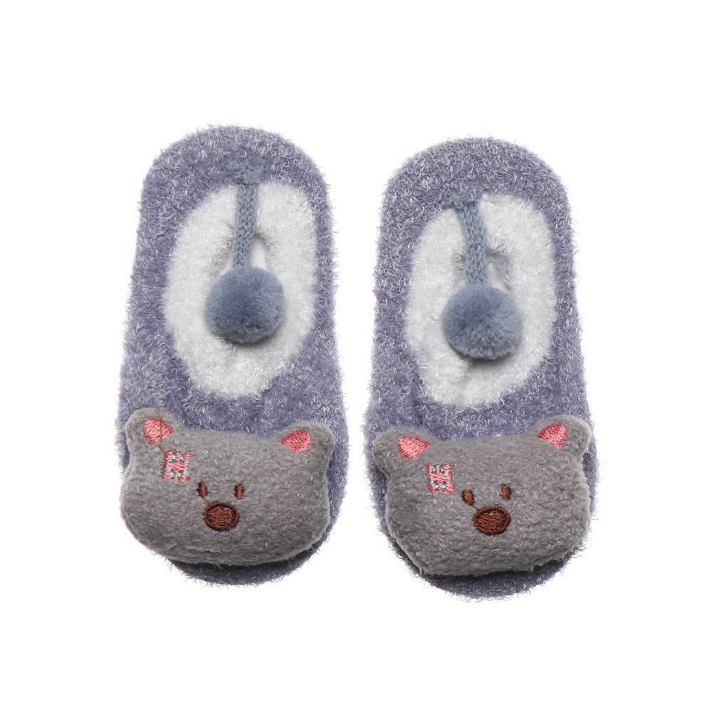 Baby Girl Boy Toddler Anti Slip Shoes Kids Booties Cartoon Slipper Socks Boots Newborn Winter Warm Cotton Floor Socks 0-5T: LZ / M