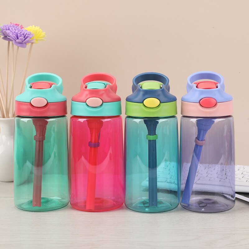 Bambini Acqua Sippy Tazza Del Fumetto Creativo Del bambino Alimentazione Tazze con Cannucce A Tenuta Bottiglie di Acqua Portatile Esterno Dei Bambini s 'Tazze