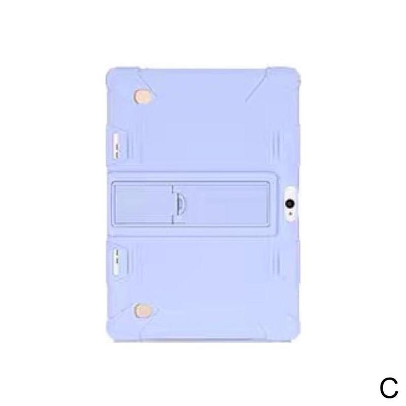 10.1 inch universele tablethoes zachte siliconen schokbestendige hoes tablet inch pc-hoes voor 10 10.1 hoes  t1 y 7: Paars