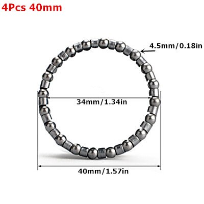 Bike Axle Quick Release Skewer Front Rear Bicycle Axle Wheel Hub Fit for Road Bike, Mountain Bike, MTB, BMX: 4Pcs 40mm