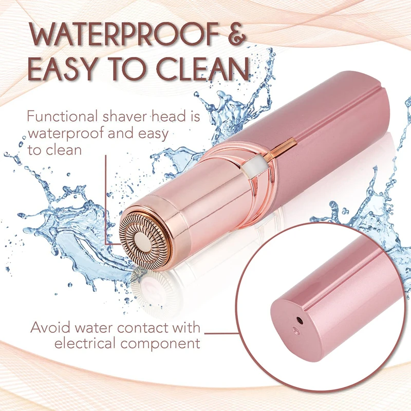 2024 Epilator Gezicht Ontharing Lippenstift Scheerapparaat USB Elektrische Wenkbrauw Trimmer vrouwen Haar Remover Mini Scheerapparaat epilator
