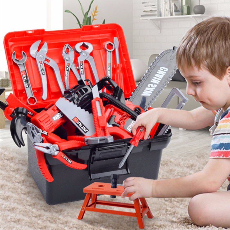 Boîte à outils pour enfants, jouets de simulation  – Grandado