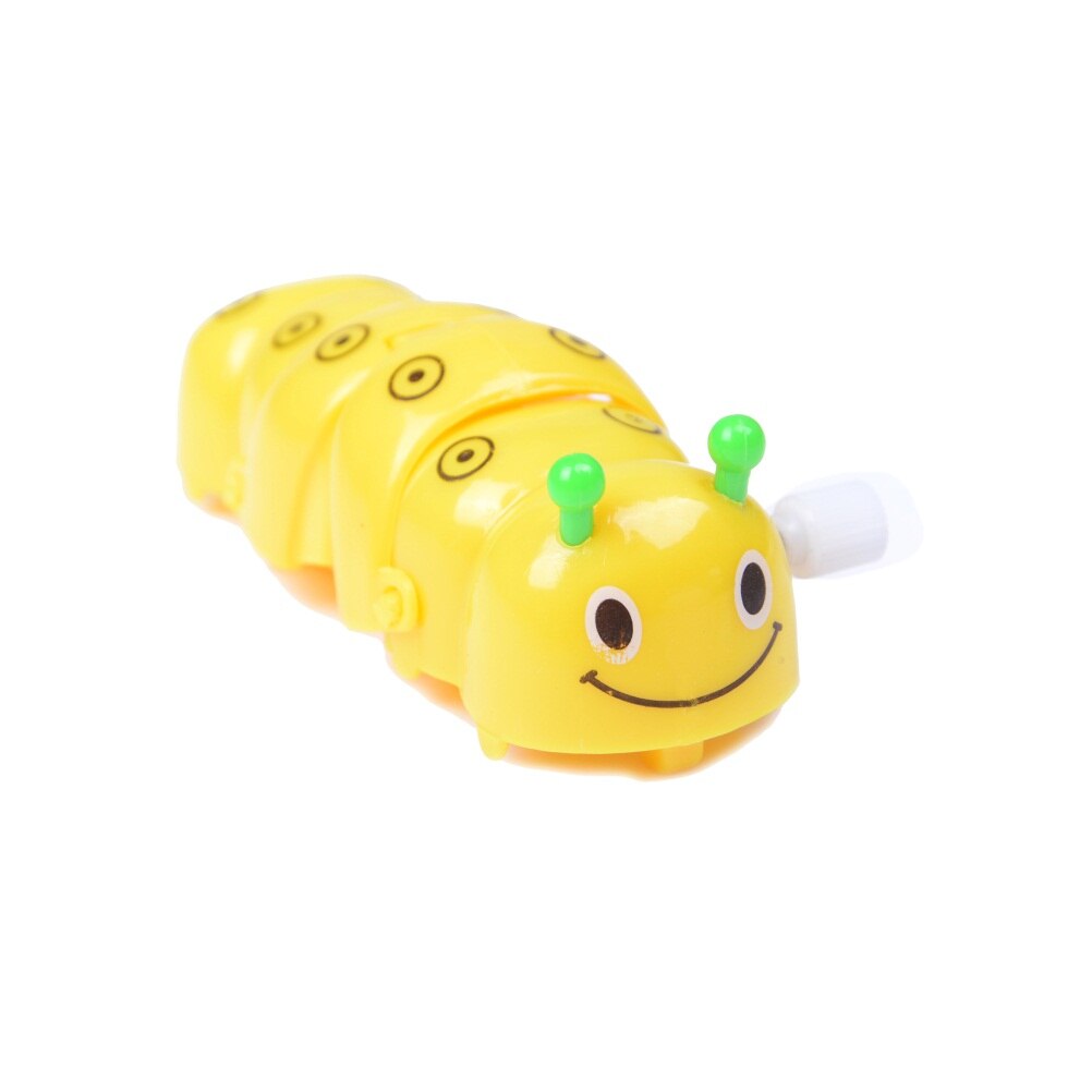 Kinderen Kawaii Clockwork Lente Toy Groene Plastic Cartoon Kruipende Insect Wind Up Speelgoed