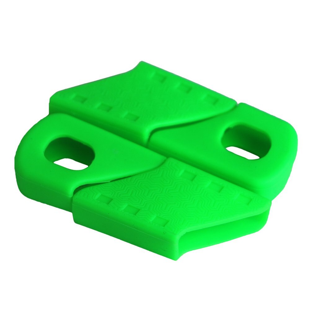 Pédalier de vélo manivelle bras protéger bouchon de démarrage manivelle couvercle de protection pignon universel manivelle couvercle anti-rayures: green
