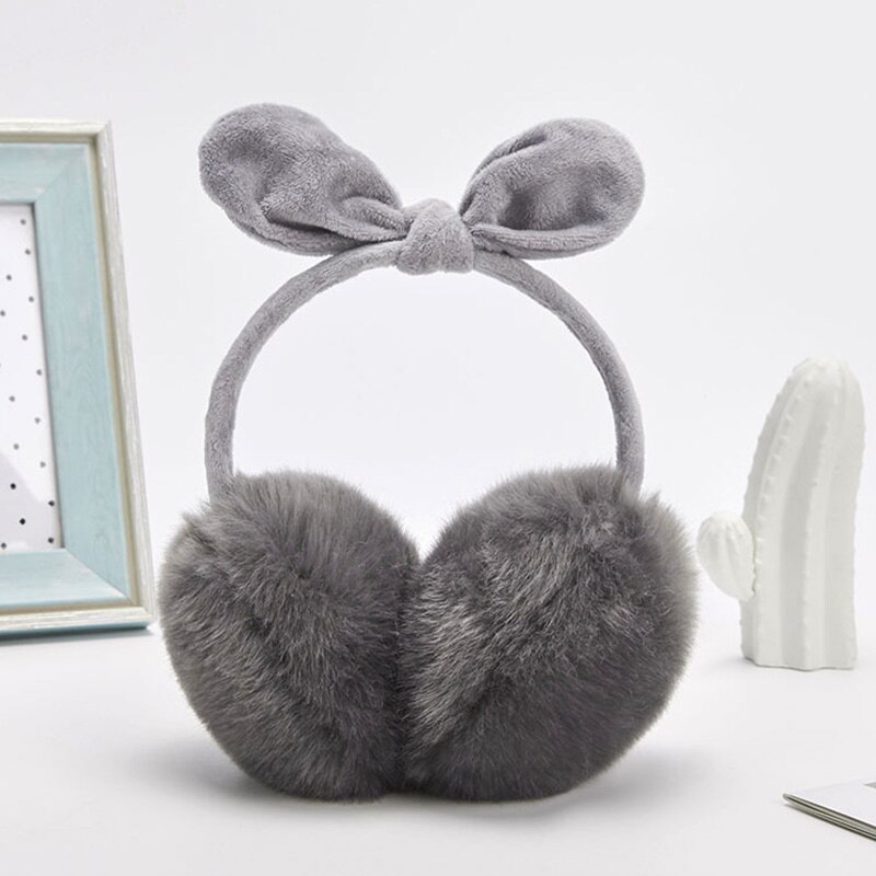 Warm Fur Earmuffs Adult Children Winter Women Men Lovers Ear Muffs Warmer Earflap Headband Fur Round Unisex Earmuffs: B-16