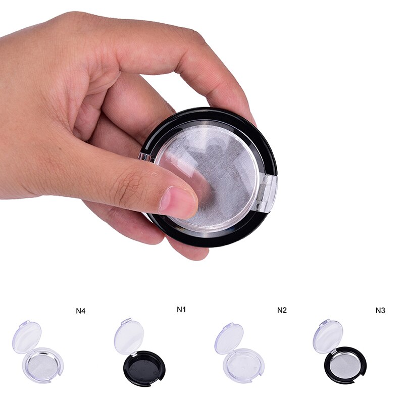 1/2pc caixa de sombra vazia paleta panelas ímã pó cosméticos diy maquiagem 5ml