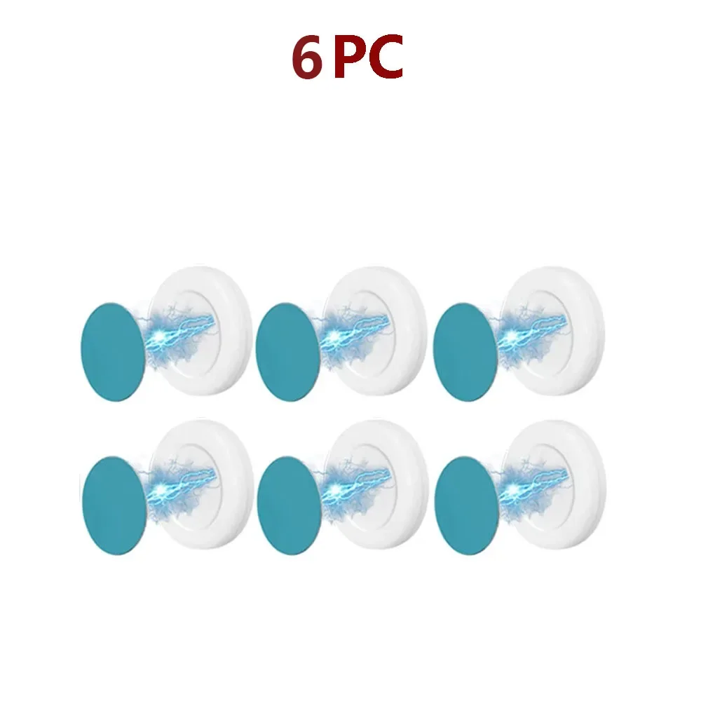 magnet kraftig ke-holder magnetisk krokring iman hjem offic kroker veggmontert oppheng fjernkontrollnøkler anti-tapte hjem: Lysegrå