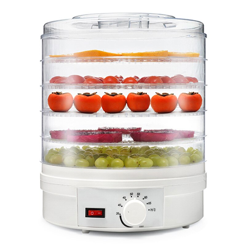 5-Layer Huishouden Voedsel Droger 220V Huisdier Snack Machine Kruiden Vlees Thee Drogen Groente Uitgedroogd Gedroogd Fruit Machine lucht Droger