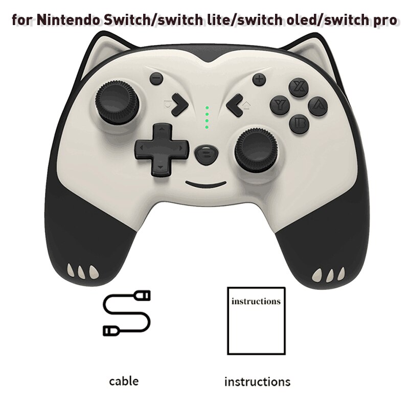 Compatibile con Controller Wireless DATA FROG-Gamepad compatibile con Bluetooth multifunzione Nintendo Switch per Switch Pro/Lite: 1PCS Console