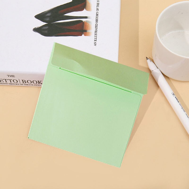 Mini envelopes de papel quadrados coloridos, 10x10cm, para felicitações, envelopes de papel, 10 peças: green