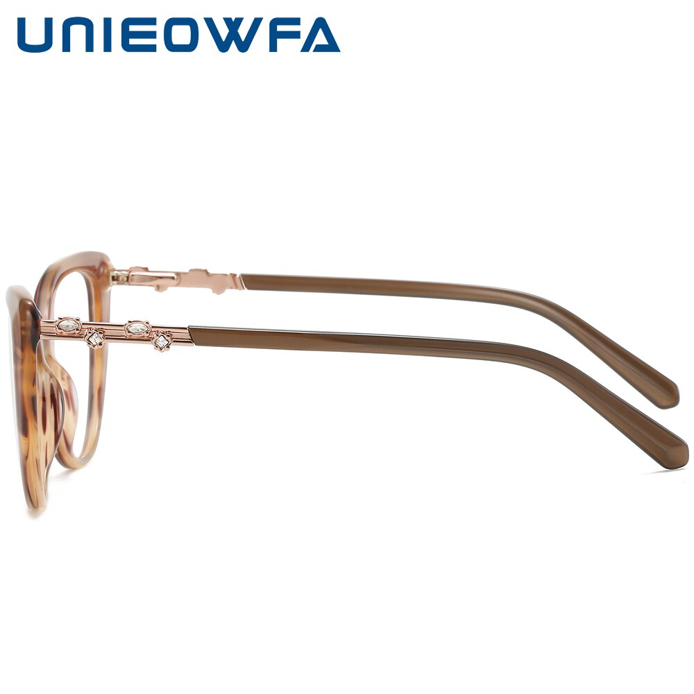 Cat Eye Prescription Glasses Frame Women Italy Acetate Myopia Eyeglasses Frame Female Brand Optical Spectacles Frame Ladies