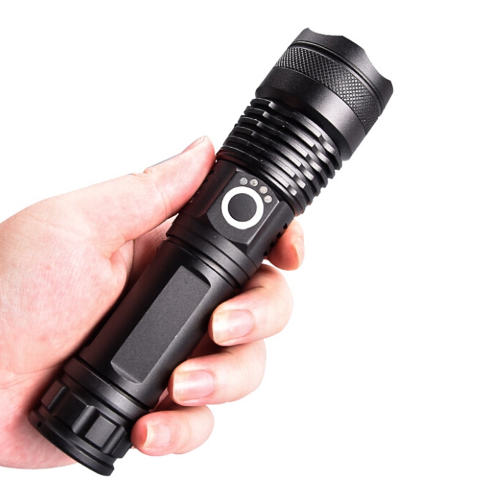 Xhp50 Super Bright Flashlight Micro Protable Usb Zoom Led Torch Camping Outdoor Activity Flashlight Bright Lantern Beloved