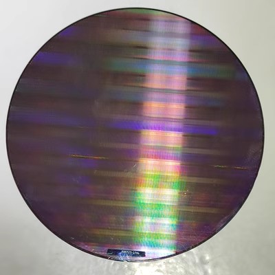 Chip de circuito de litografía de oblea de CPU de oblea de 12 pulgadas, 8 pulgadas y 6 pulgadas, Chip de prueba de enseñanza de oblea Semiconductor: Gris oscuro