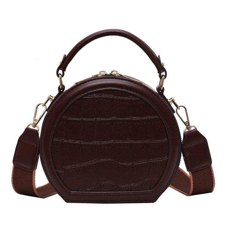 Bolso cruzado para mujer, bolso de hombro negro a la , bolso de mujer de , bolso de mano Simple para jóvenes, bolso diario a prueba de agua: Café