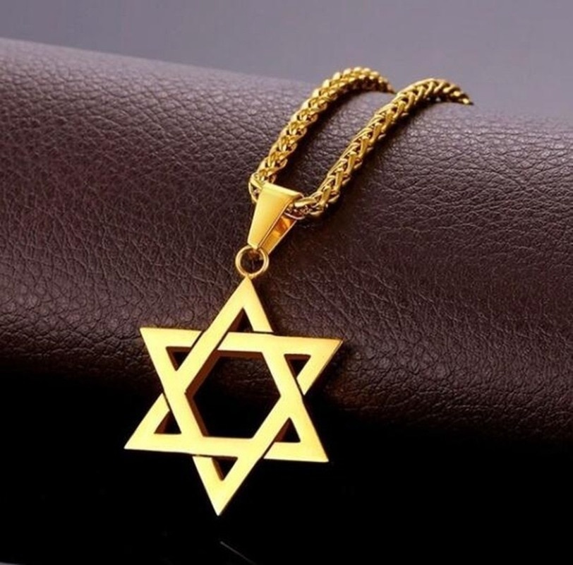 Classic Mystery Mogen Ster Van David Hanger Ketting Israël Joodse Sieraden