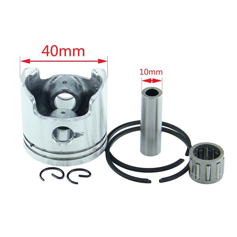 40mm Piston Kit Assembly for 2 Stroke 47cc Scooters Moped Pocket Bike 2HH-132