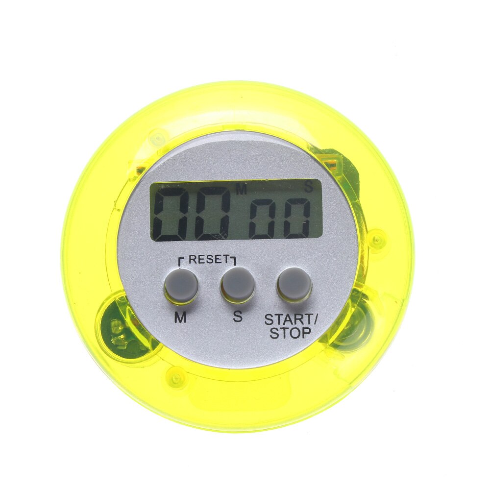 Keuken Digitale Lcd Timer Stop Watch Koken Countdown Klok Alarm Sets Tijd Voor Koken Middagpauze Studie Kappers: green