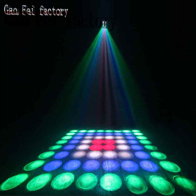 Kleine Luchtschip 64 Rgbw Kleur Veranderende Led Beam Moonflower Bewegen Verlichting Magic Patroon Podium Licht