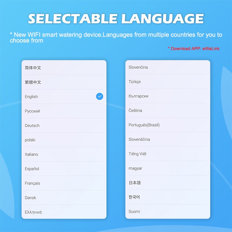 App Smart Indoor Outdoor Digital Lcd Electronic Irrigation Watering Timer Wifi Sprinkler Watering System Controller Water Timer