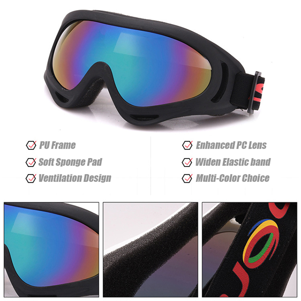 Ski Glasses UV400 Protection Sport Sunglasses Snowboard Skate Skiing Goggles
