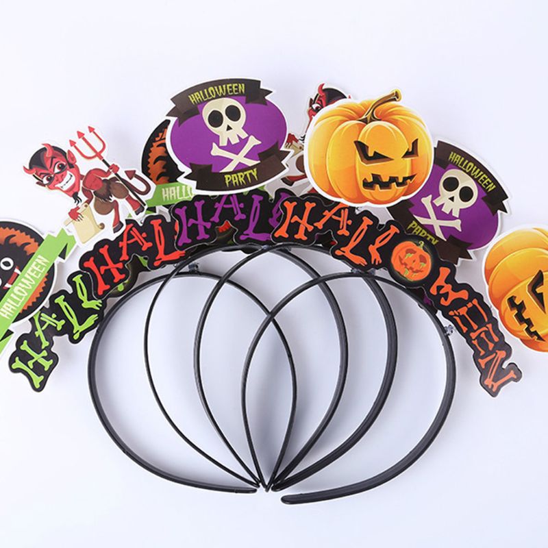 Halloween Pompoen Hoofdband Dance Party Props Festival Hoofddeksels Kinderen Haar Accessoires Speelgoed