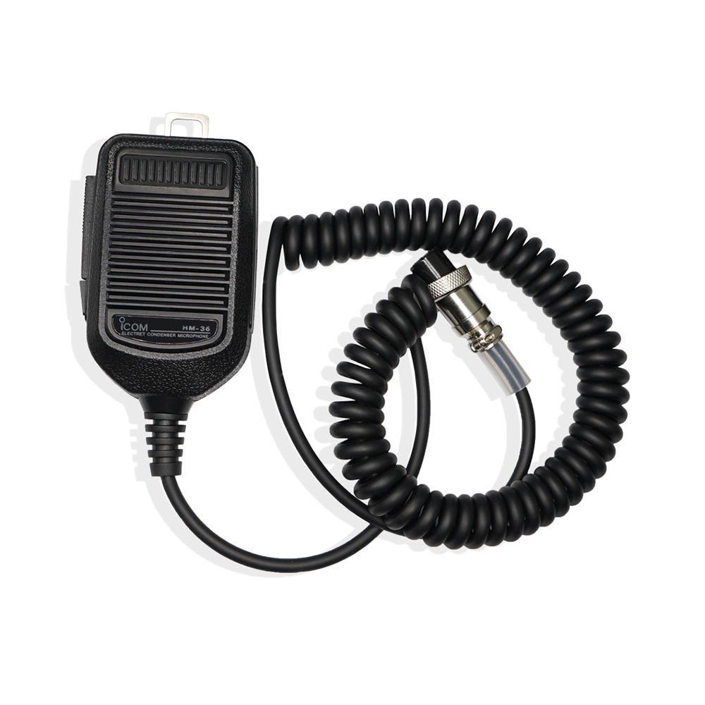 Autoradio 8 broches, haut-parleur, Microphone, manuel, HM-36, pour ICOM IC-718, IC-775, IC-7200, IC-7600, IC-25, IC-28: Default Title