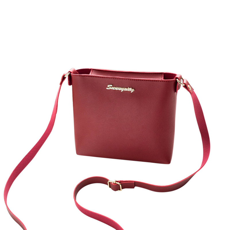 Femmes Sacs À Bandoulière Sac À Bandoulière Sac de Messager Téléphone Sacs à Monnaie en cuir Artificiel Mini Femelle offre spéciale haute quality1277: Rouge