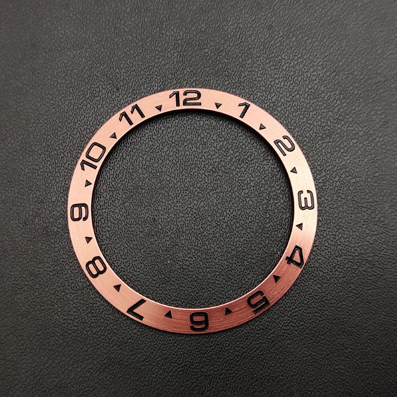 38mm Ceramic / Aluminium Bezel GMT Insert Ring Inner Diameter 30.5mm Suitable For 40mm Men's Case Watch Accessories: 1B/Blue