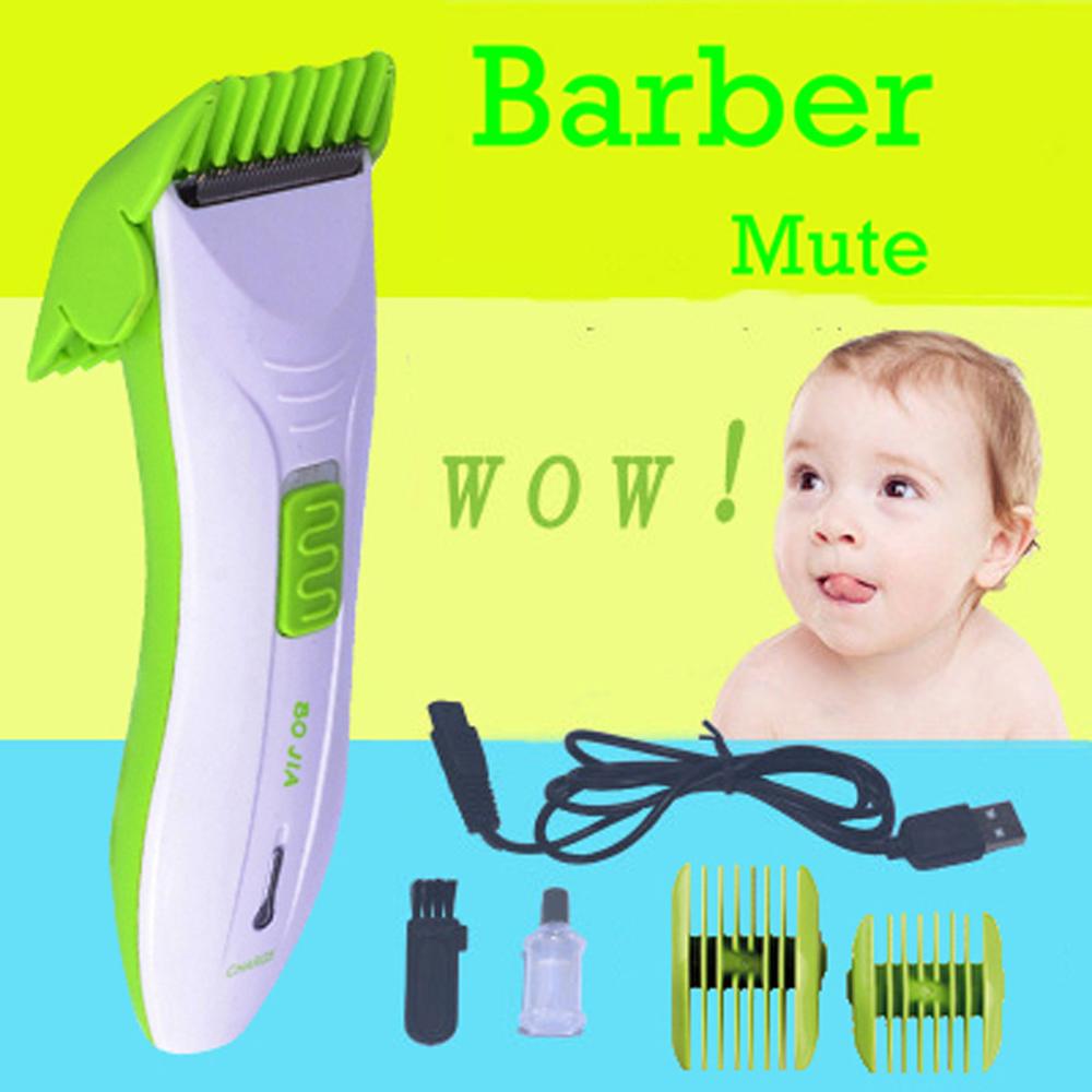 Baby elektrisk hårklipper sæt elektriske hårklippere husholdningsklipning trimmer kamme sæt til voksne børn frisør 4fm