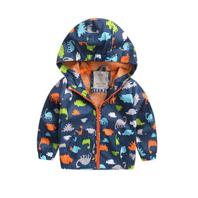 JW-Autumn Active Boys Jackets Coats Softshell Kids Children Windbreaker Jacket Baby Boy Hooded Coat