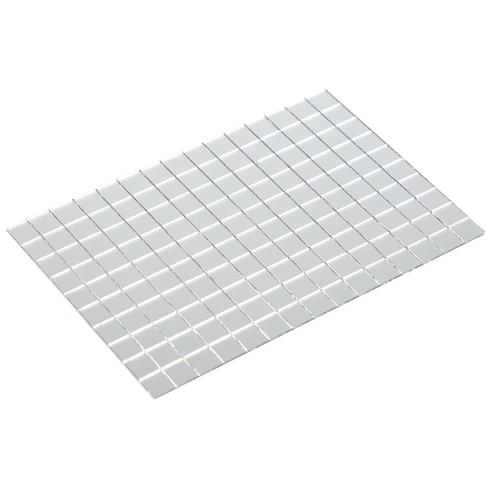 Nuovo 150 pz 10MM vetro autoadesivo mini specchi quadrati tessere di mosaico per bagno fai da te palla fatta a mano luce artigianato decorazione della casa: Default Title