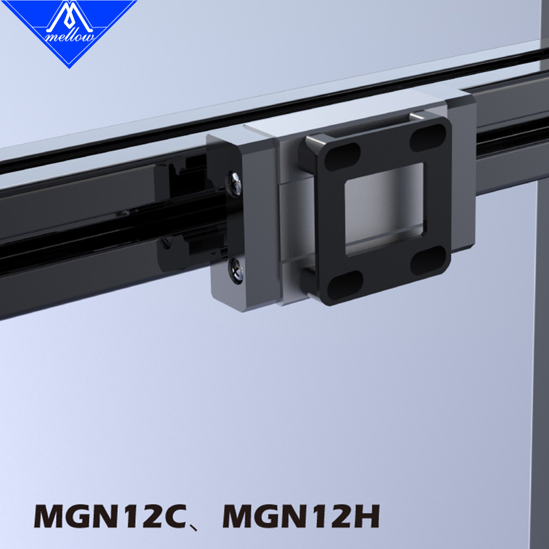 Mellow højpræcisions cnc  vz235 vzbot langakselmotorbeslag til diy 3d printer ldo -42 sth 48-2804ah(s40r)  motor / kraken motor