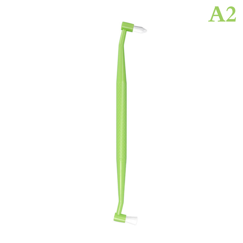 Single Brush Head Flat Biceps Orthodontic Fissure Wisdom Tooth Brush Soft Bristle Toothbrush Cleaning Whitening Teeth: Ivory