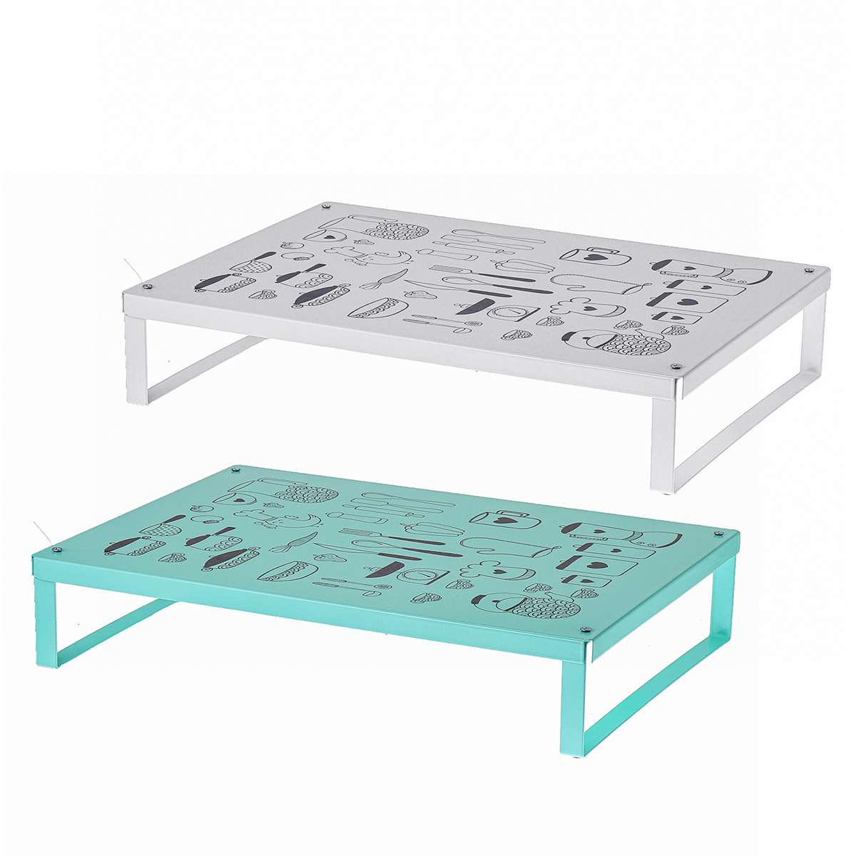 Estante de cocina, Cocina de Inducción, estante de soporte para microondas, horno de Gas Natural, fogón integrado eléctrico de cerámica, estante para fogón
