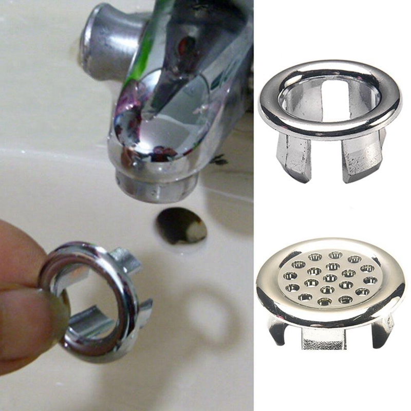 Praktische 3 Bad Sink Ring Overloop Cover Spare Wasbak Cover Badkamer Keramische Wastafel Overloop Ring