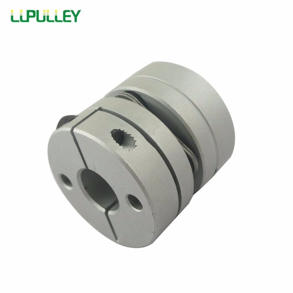 LUPULLEY 1PC Stepper Motor Shaft-Couplings Aluminum Alloys Single Diaphragm Flexible Coupling Bore 8/9.525/10/11/12mm 34mm*32mm