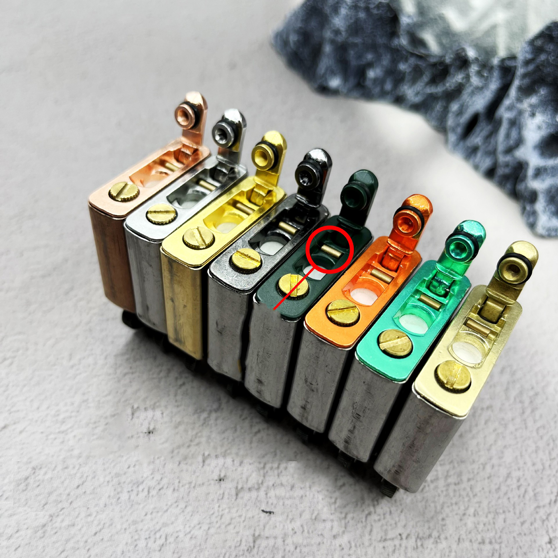 Base de algodón de Metal de sellado más ligero para encendedor Zippo, revestimiento interior regular, Base modificada de algodón para reducir la volatilización