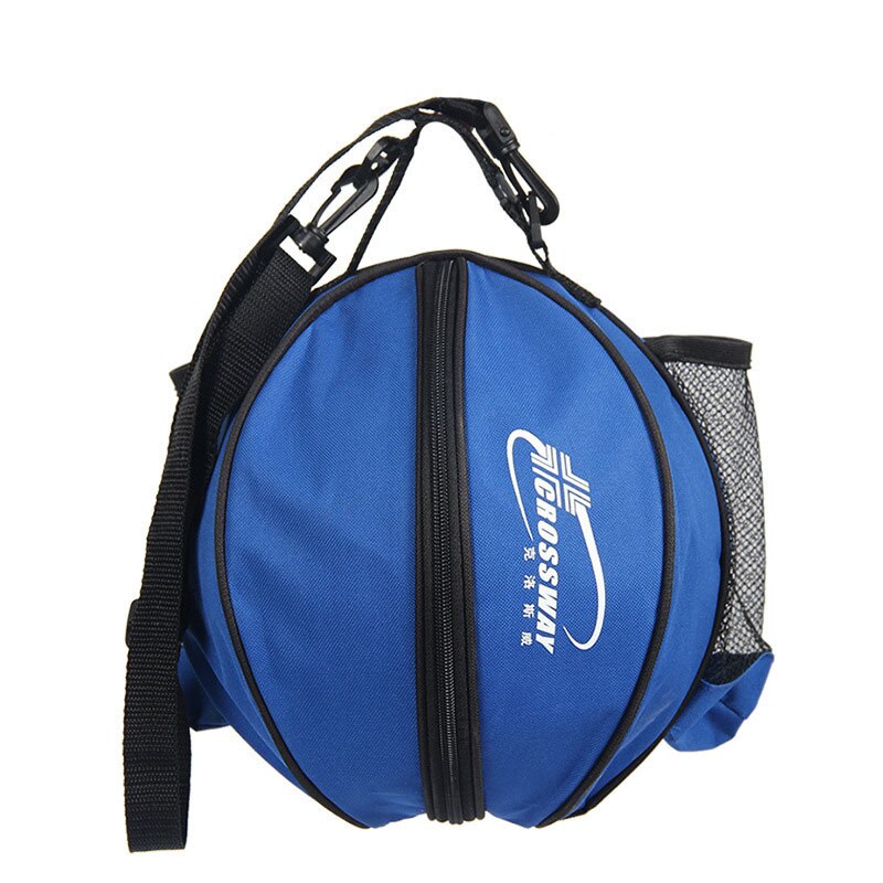Outdoor-Sport-Schulter-Fußballtaschen für Kinder, Fußball, Volleyball, Basketball, Trainingszubehör, Sportausrüstung: Blau