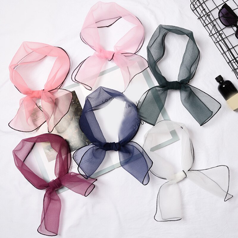 Solid Organza Women scarves Clothing Accessories Candy Color Korean Women Ladies Newest Magic Super Thin Scarves