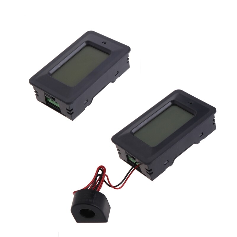 Panneau de courant numérique LCD, 20/100a AC, puissance Watt, fréquence, moniteur tension KWh, voltmètre, ammètre, grand écran, outils de test