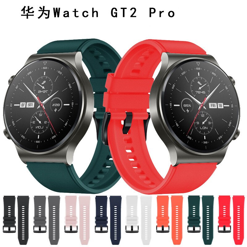 Novo estilo oficial cinta para huawei relógio gt 2 pro banda de silicone para huawei gt2 pro gt2pro pulseira correa