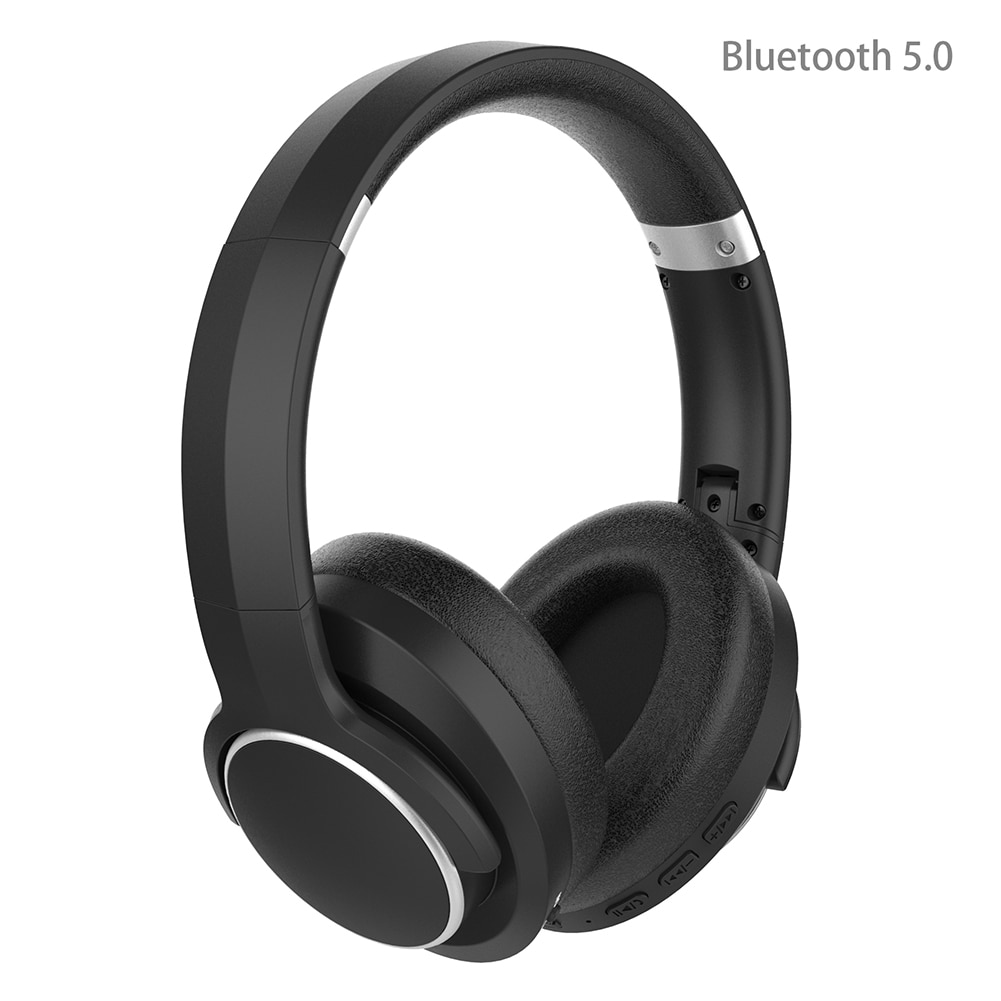 ANC-808 Active Noise Cancelling Bluetooth Headset Aviation Noise Cancelling Bluetooth 5.0 Headset Wireless Headphones