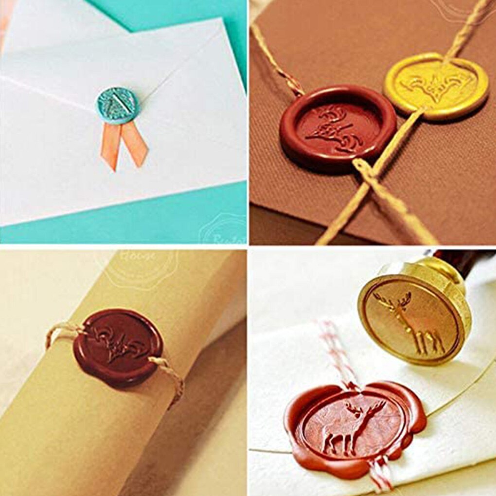 Cuentas De Cera Octagonales, 100 Piezas, Cuentas De Cera De Sellado Para Herramientas Para Hacer Tarjetas Postales De Boda