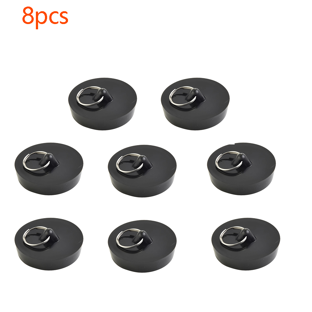 Rubber Bathtub Drain Plug Mop Sink Drain Plug Kitchen Sink Seal Plug Balcony Laundry Sink Plug Proof Plug Bathroom Supplies: PURPLE