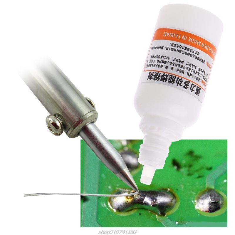 35ml Stainless Steel Flux Soldering Stainless Steel Liquid Solders Water Durable Liquid Solders AR08 22