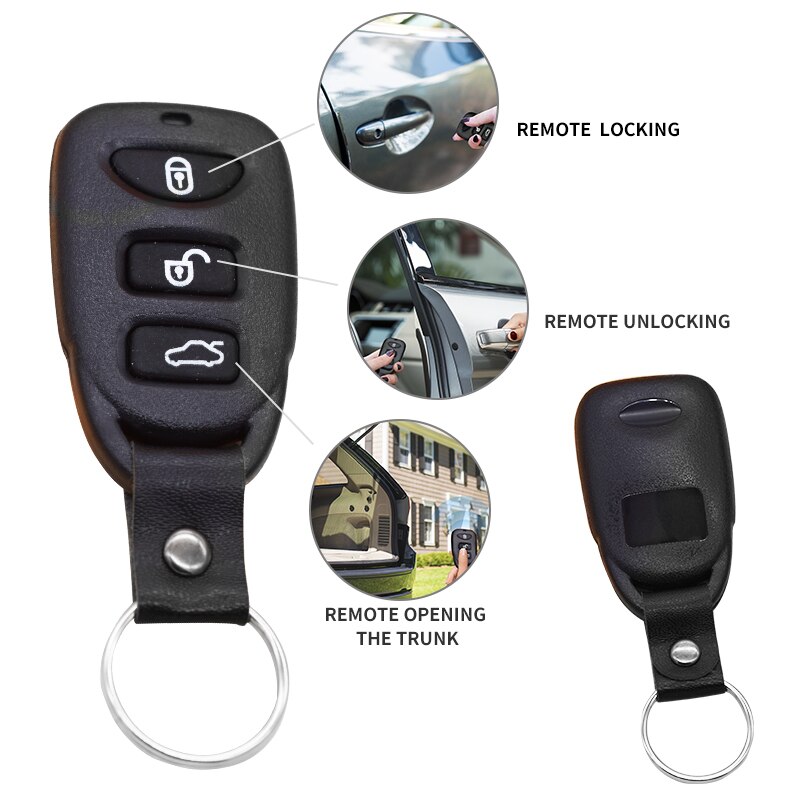 General remote central door lock keyless entry system, remote control to open the trunk, lock automatic window function