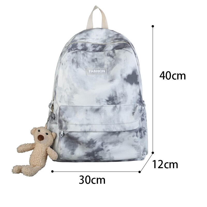 Frauen Schule Rucksack für Teenager Mädchen Nylon Rucksack Beiläufige Damen Reise Bagpack Wiedergabe Rucksäcke Weibliche Mochila