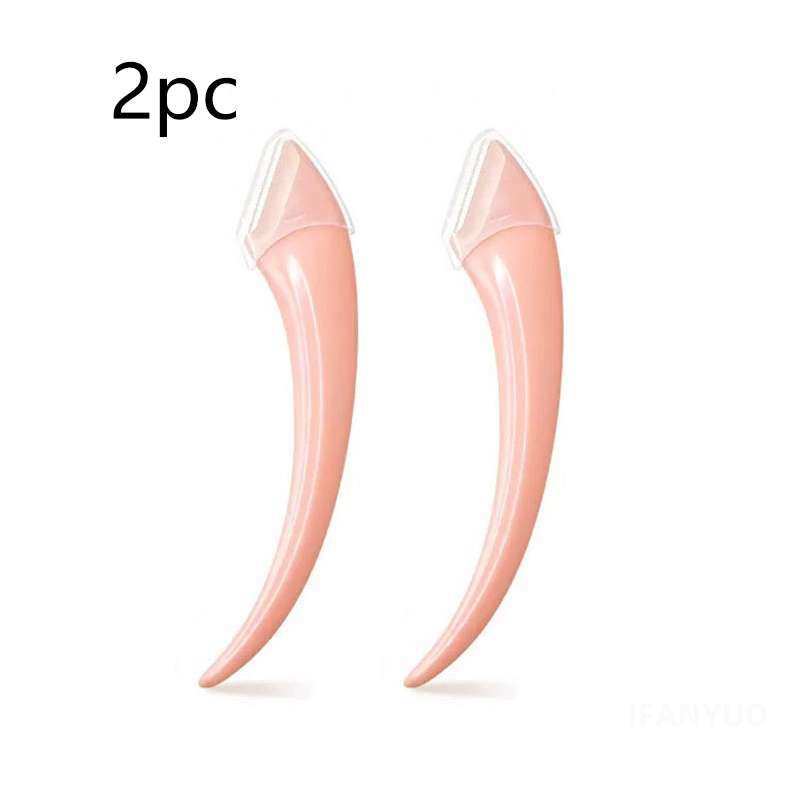 Maquinilla de afeitar para cejas, tijeras recortadoras de cejas, productos de belleza para mujeres, tijeras para cejas con peine, herramientas de maquillaje de belleza de acero inoxidable: Negro