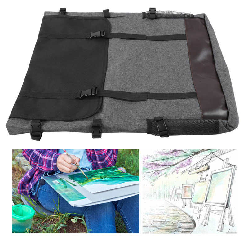 drawing set Gray Drawing Board Bag Waterproof 4K Sketchpad Backpack Large Capacity Art Supplies art supply