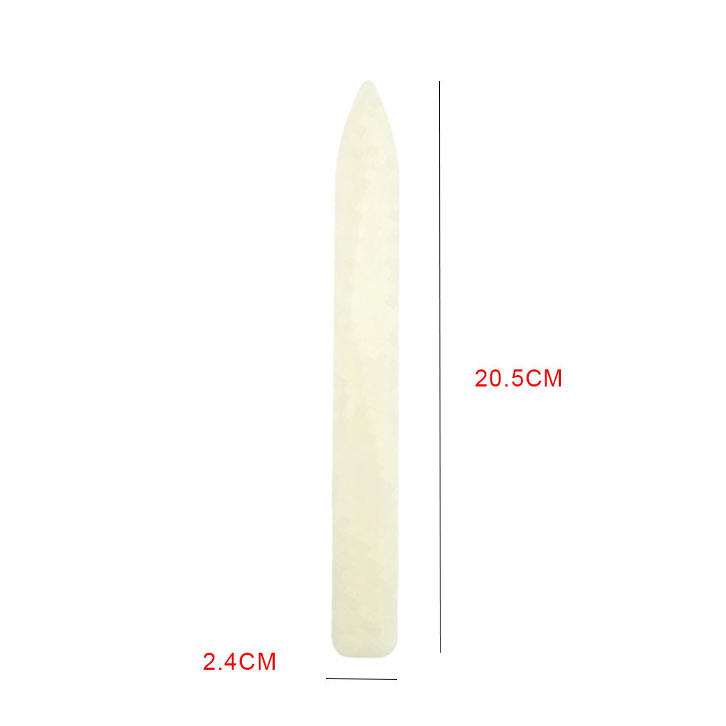 2 unids/set hueso carpeta Herramientas artesanía de cuero de puntuación de plegado de papel de Casa accesorios hechos a mano